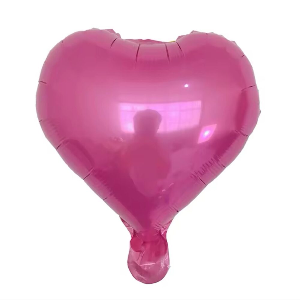 50 יח׳ בלון מיילר לב מיני 10 אינצ׳ ורוד