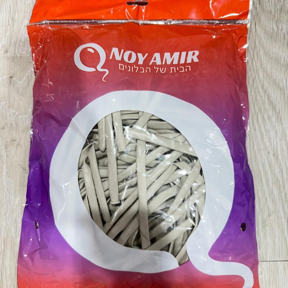 חבילת 100 בלוני נקניק 260 צבע חול לבן