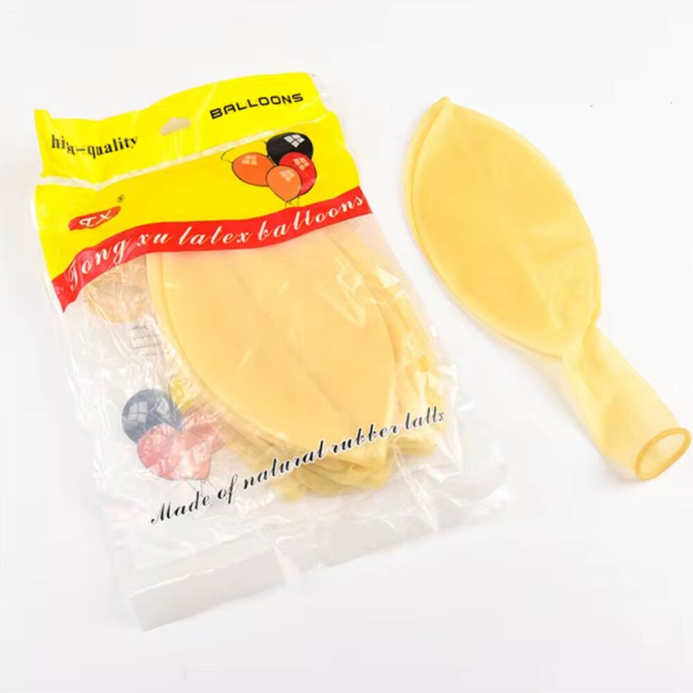 חבילת 10 יח׳ בלון פיתה 36׳ בצבע שקוף