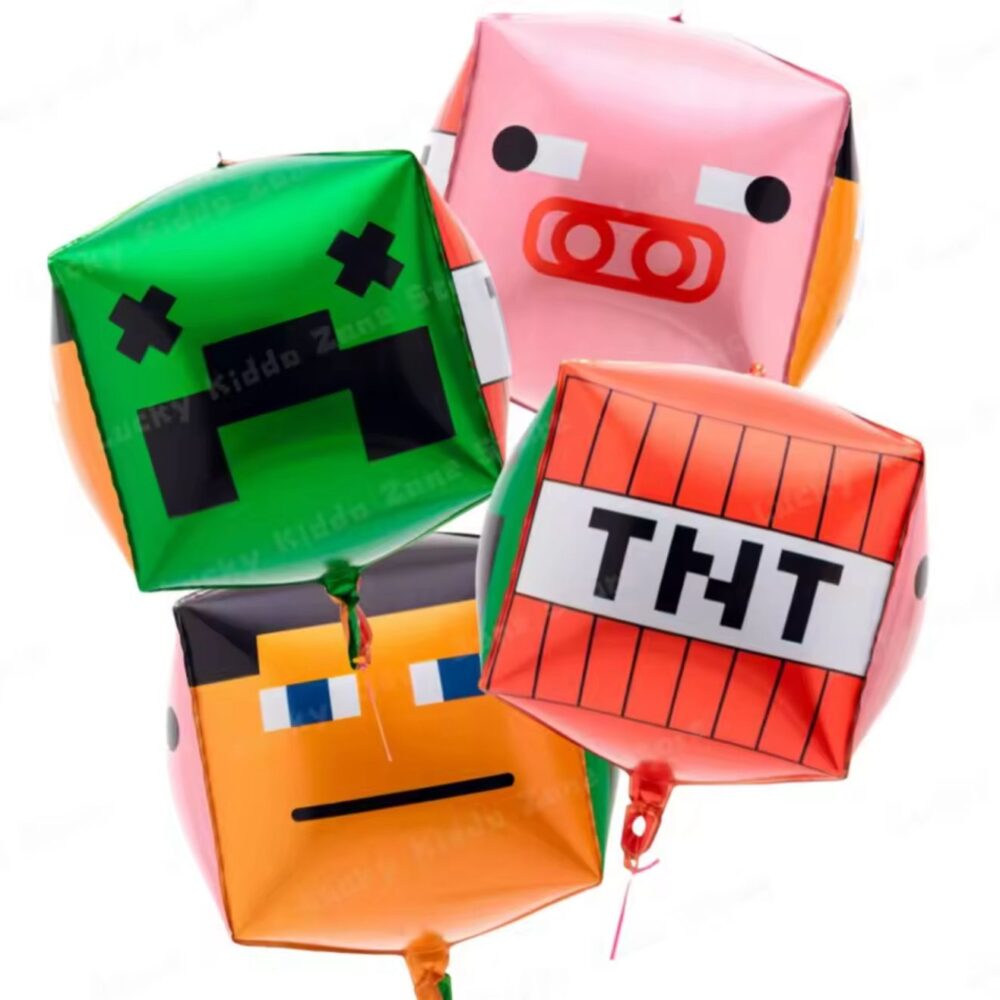 בלון מיילר 4D מיינקראפט מידה 22 אינצ׳ Minecraft