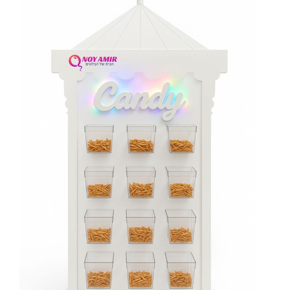 קיר ממתקים PVC עם תאורת לד