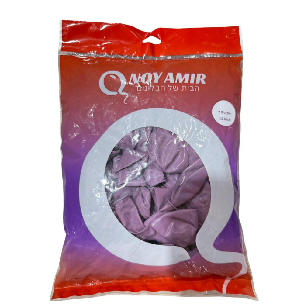 חבילת 100 בלוני גומי 12 אינצ' Twilight purple