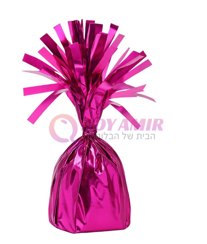 משקולות לבלונים בצבע ורוד פוקסיה