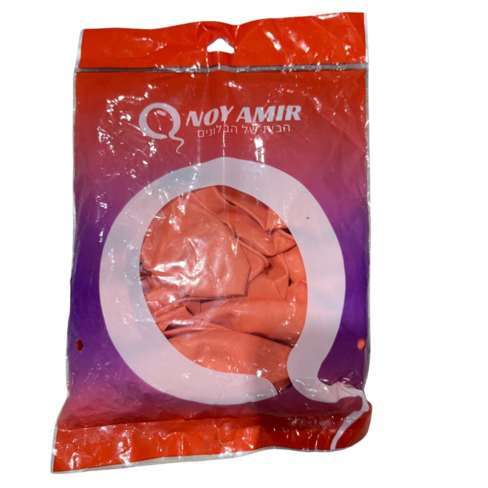 חבילת 25 בלוני גומי אפרסק  18 אינץ