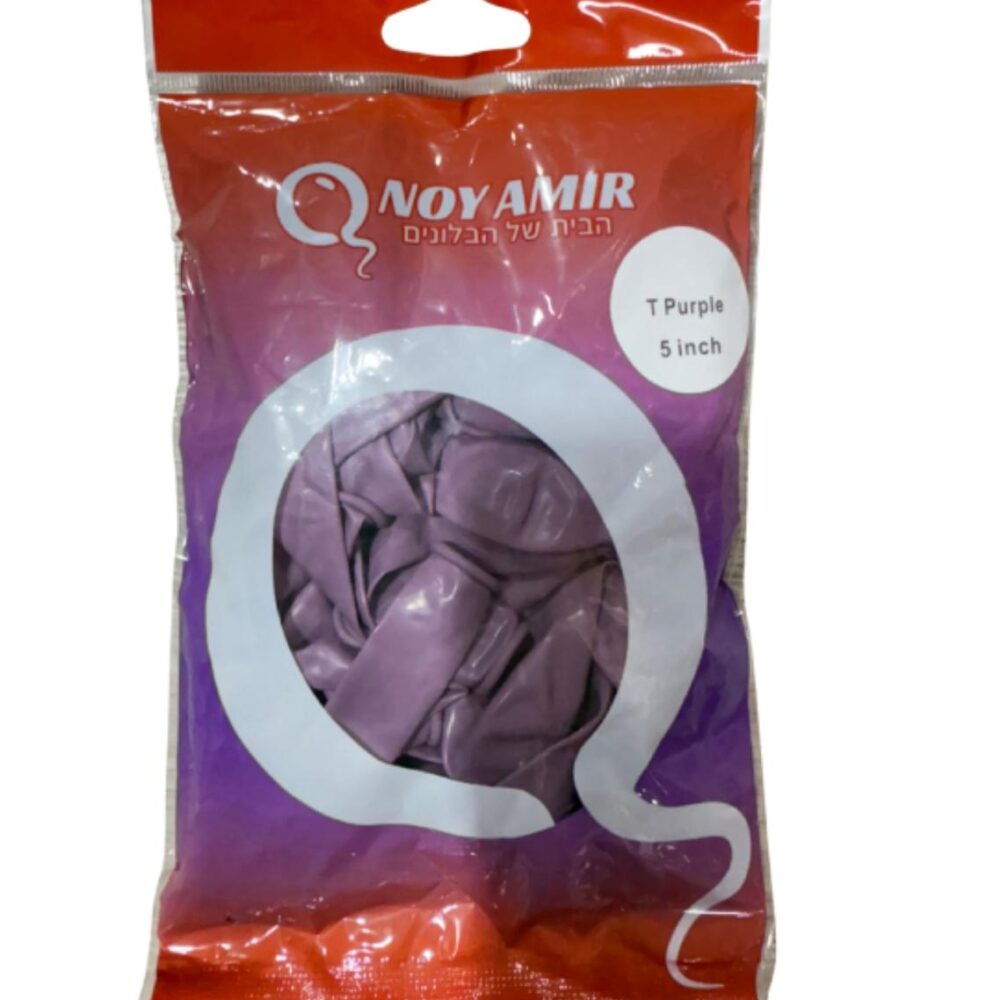 חבילת 50 בלוני גומי Twilight Purple מידה 5 אינצ׳