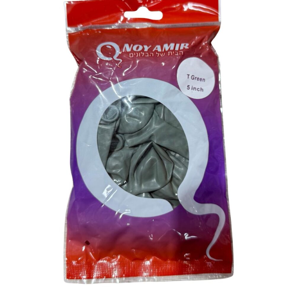 חבילת 50 יח׳ בלוני גומי Twilight green 5 אינץ