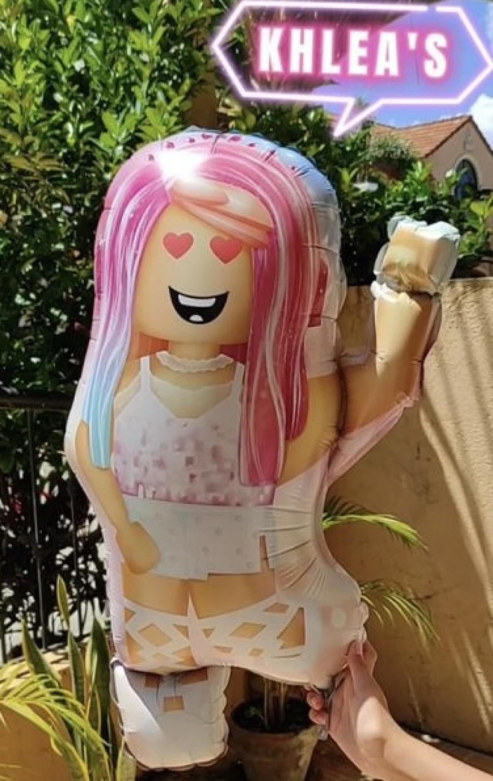 בלון מיילר רובלוקס בנות 74x52cm – תמונה 2