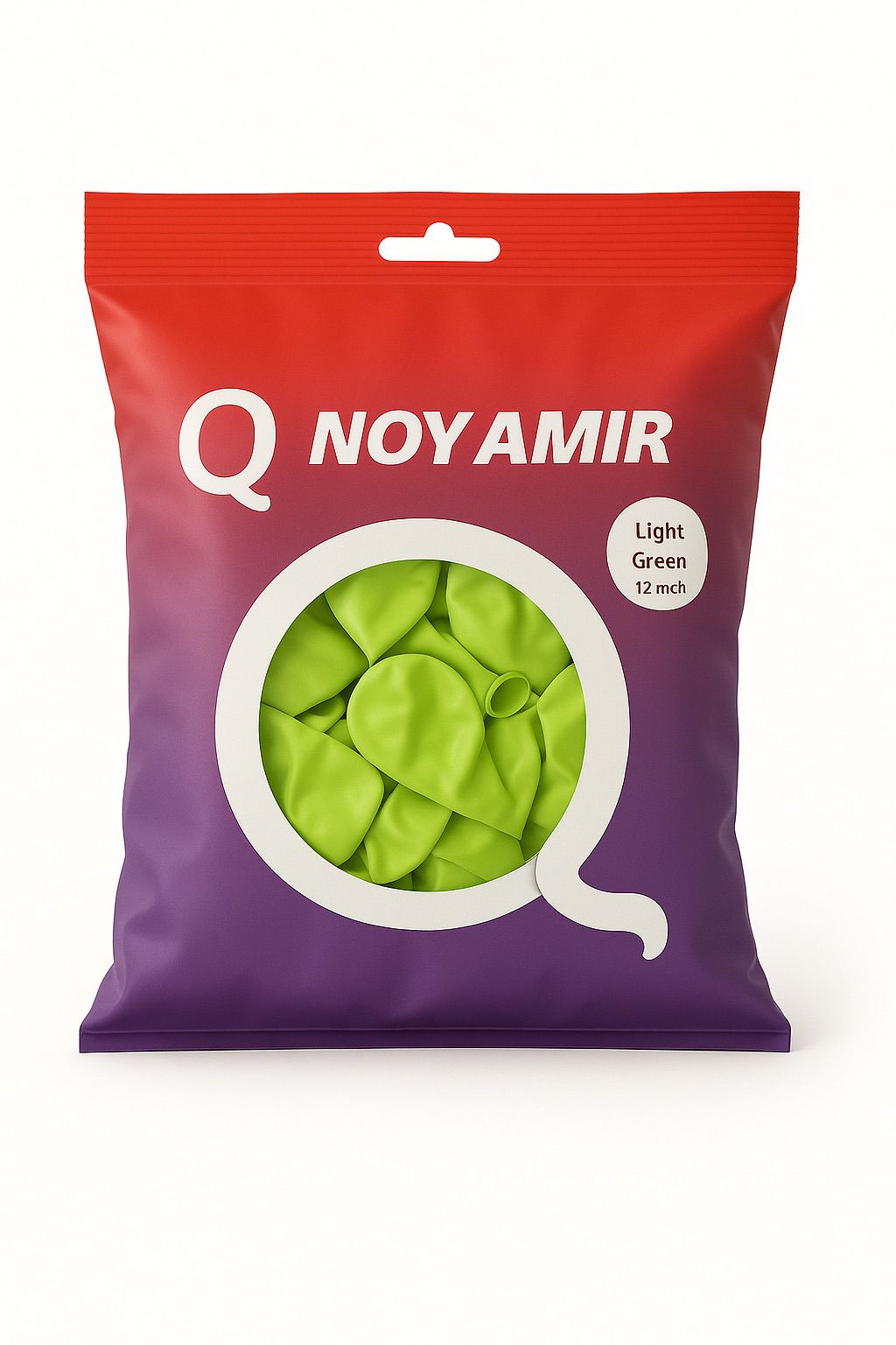 חבילת 100 בלוני גומי 12 אינצ׳ ירוק ליים