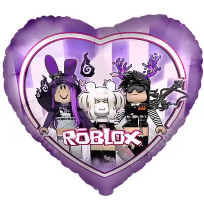 בלון מיילר 18 אינצ׳ לב סגול רובלוקס