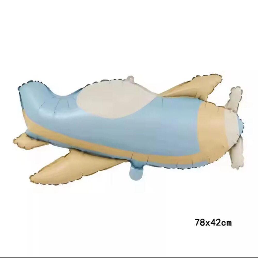 בלון מיילר מטוס צבעי פסטל מידה 78x42cm