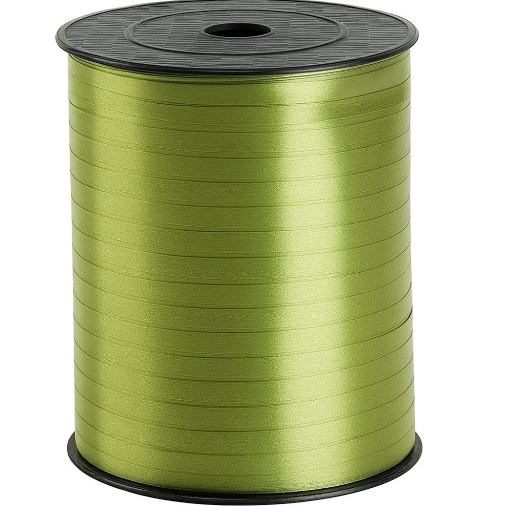 סליל חוט לקשירת בלונים 500 יארד צבע ירוק זית