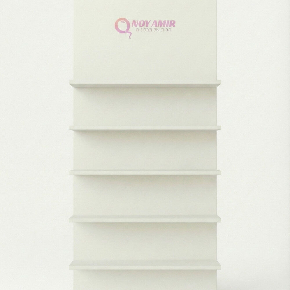 קיר PVC מלבן עם מדפים