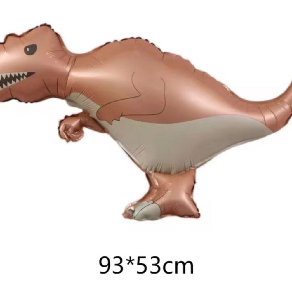 בלון מיילר דינוזאור חום  93x53cm