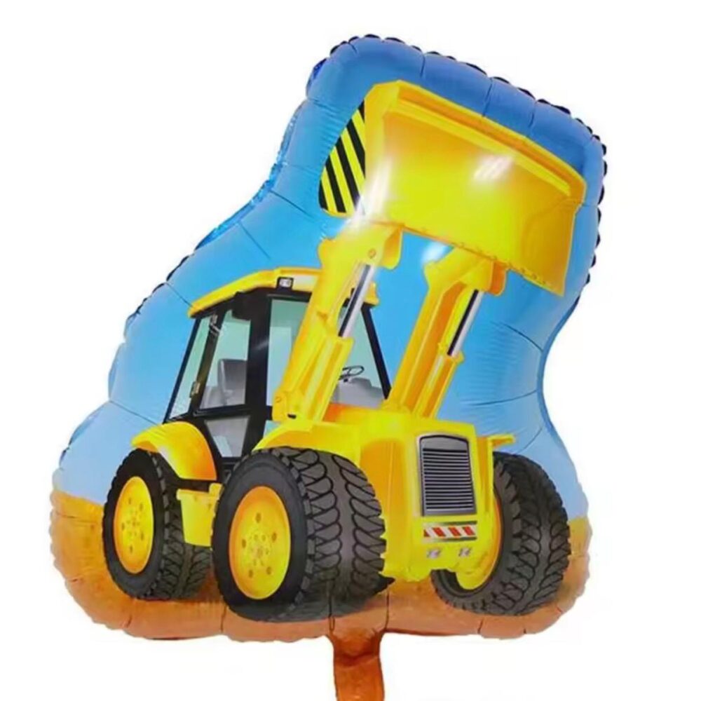 בלון מיילר טרקטור צהוב 55x65cm