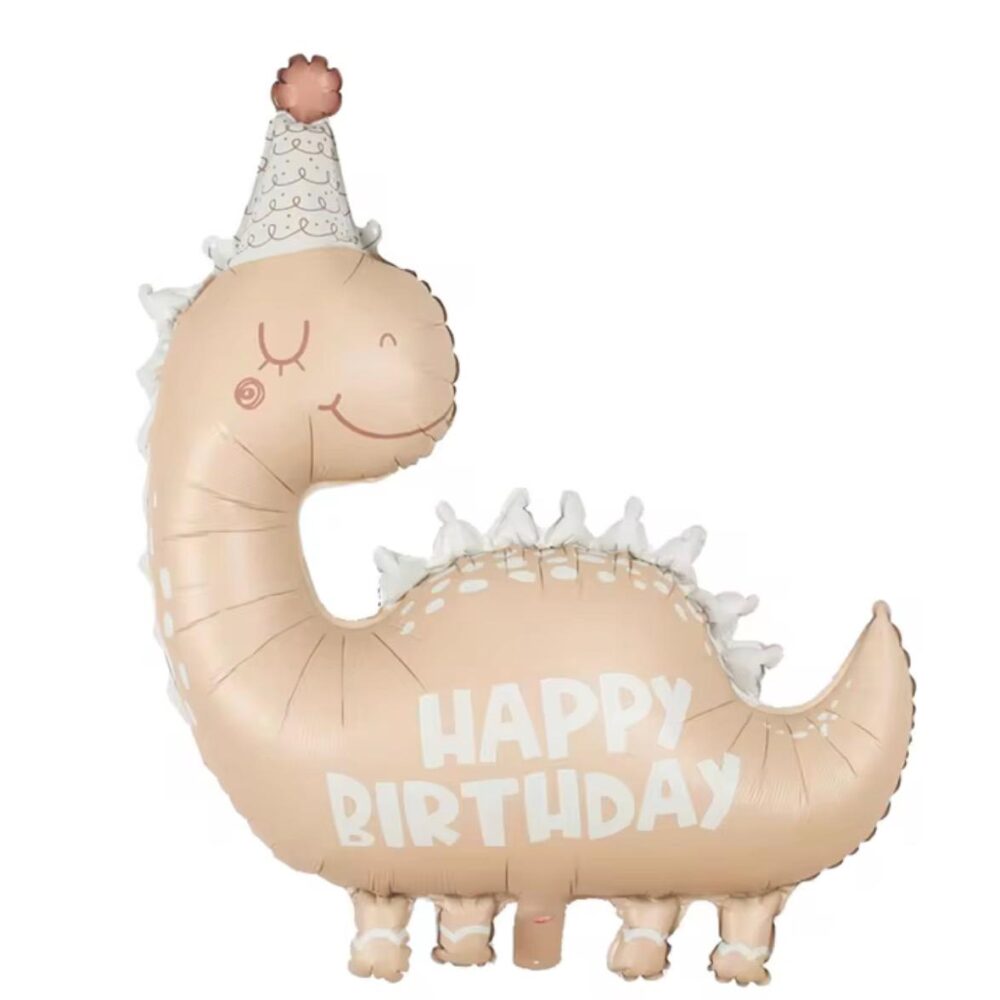 בלון מיילר דינוזאור Happy Birthday 80x77cm