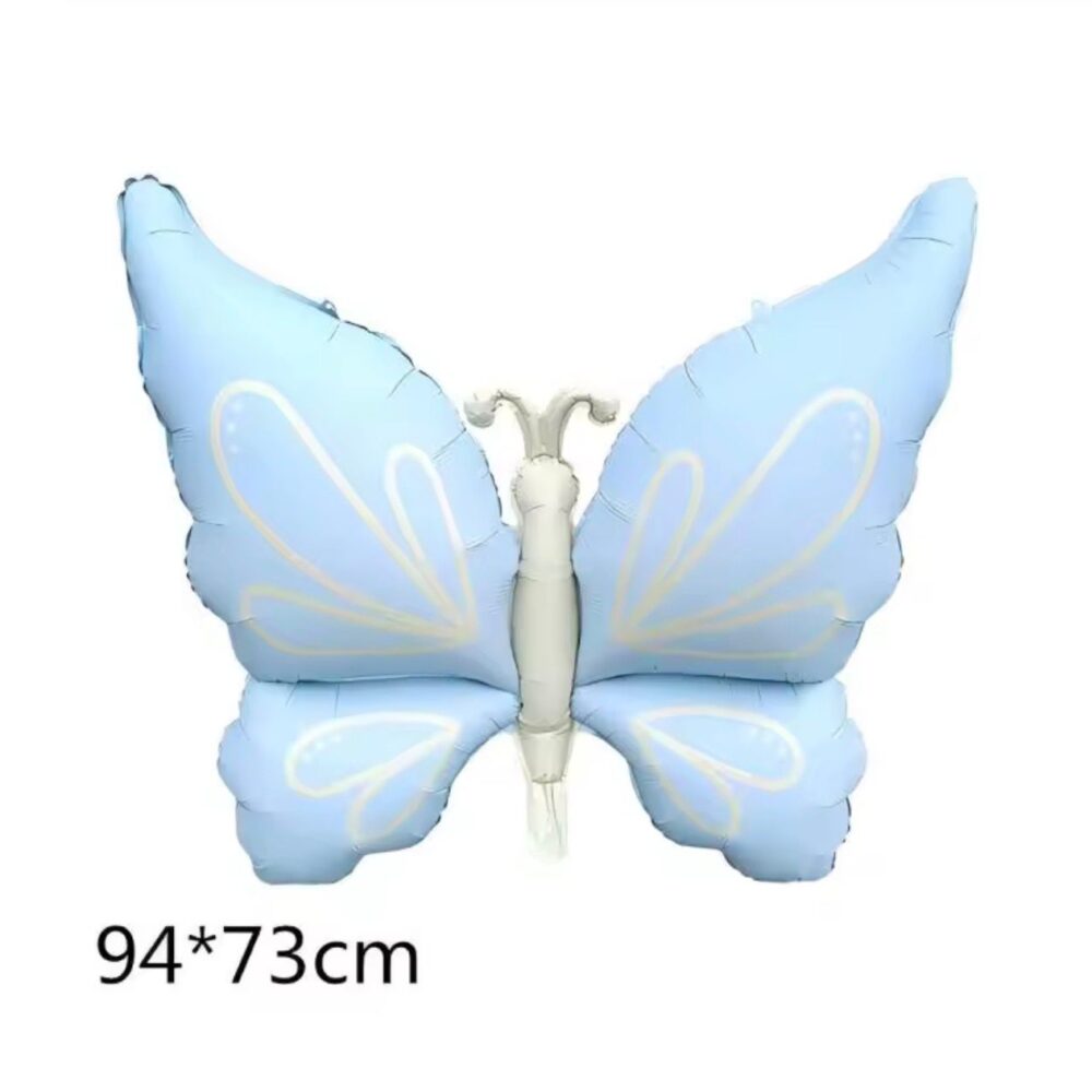 בלון מיילר פרפר תכלת מט