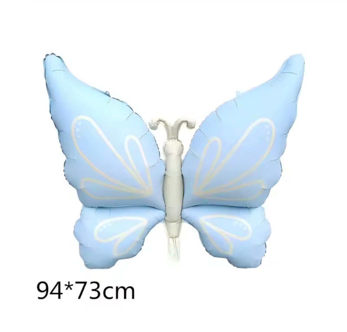 בלון מיילר פרפר תכלת מט