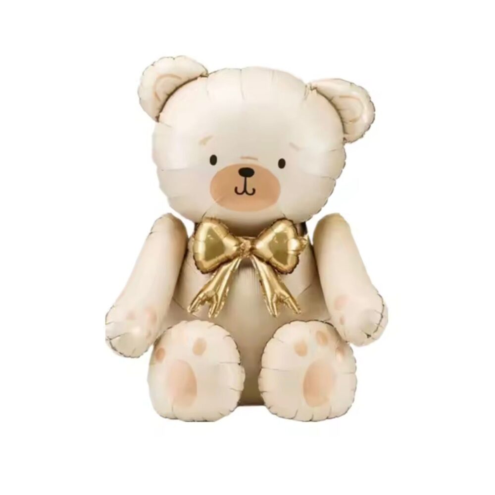 בלון מיילר דובי שמנת פפיון זהב 35 אינצ׳