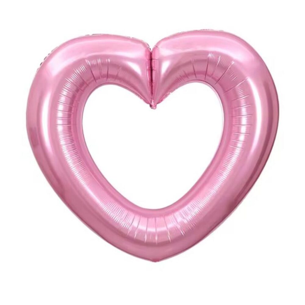 בלון מיילר לב חלול ורוד 30 אינצ