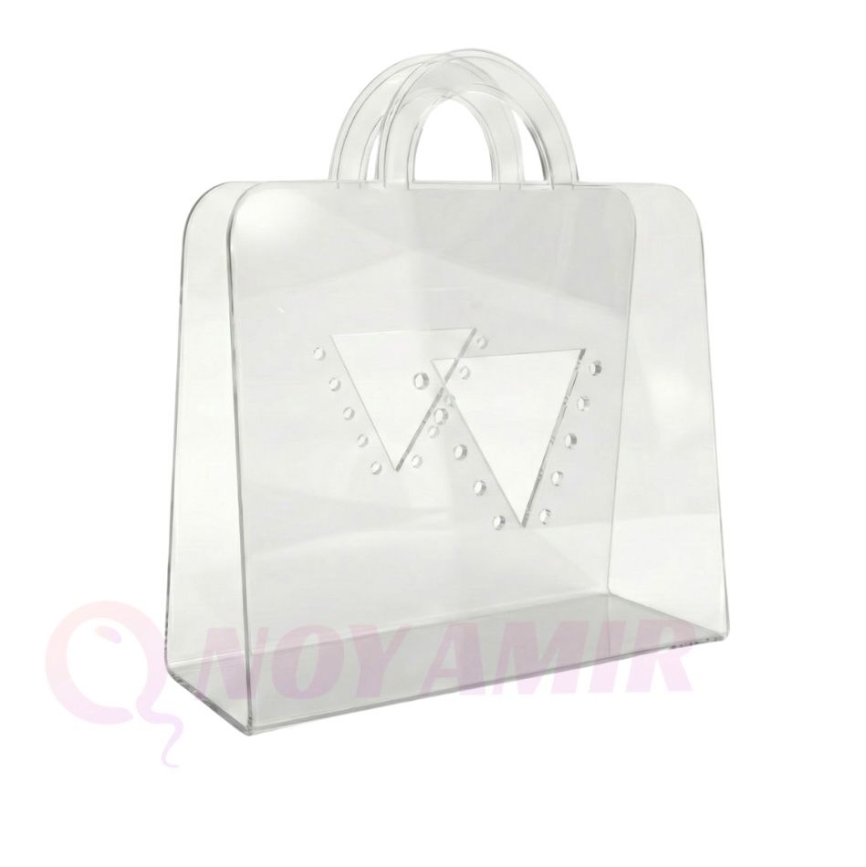 תיק פרספקט שקוף ויוקרתי קישרת שרוכים