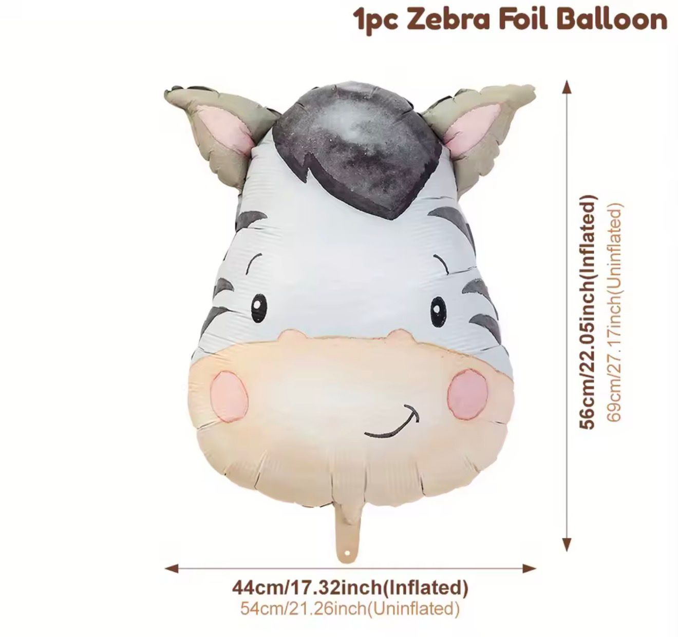 בלון מיילר ראש זברה – תמונה 2