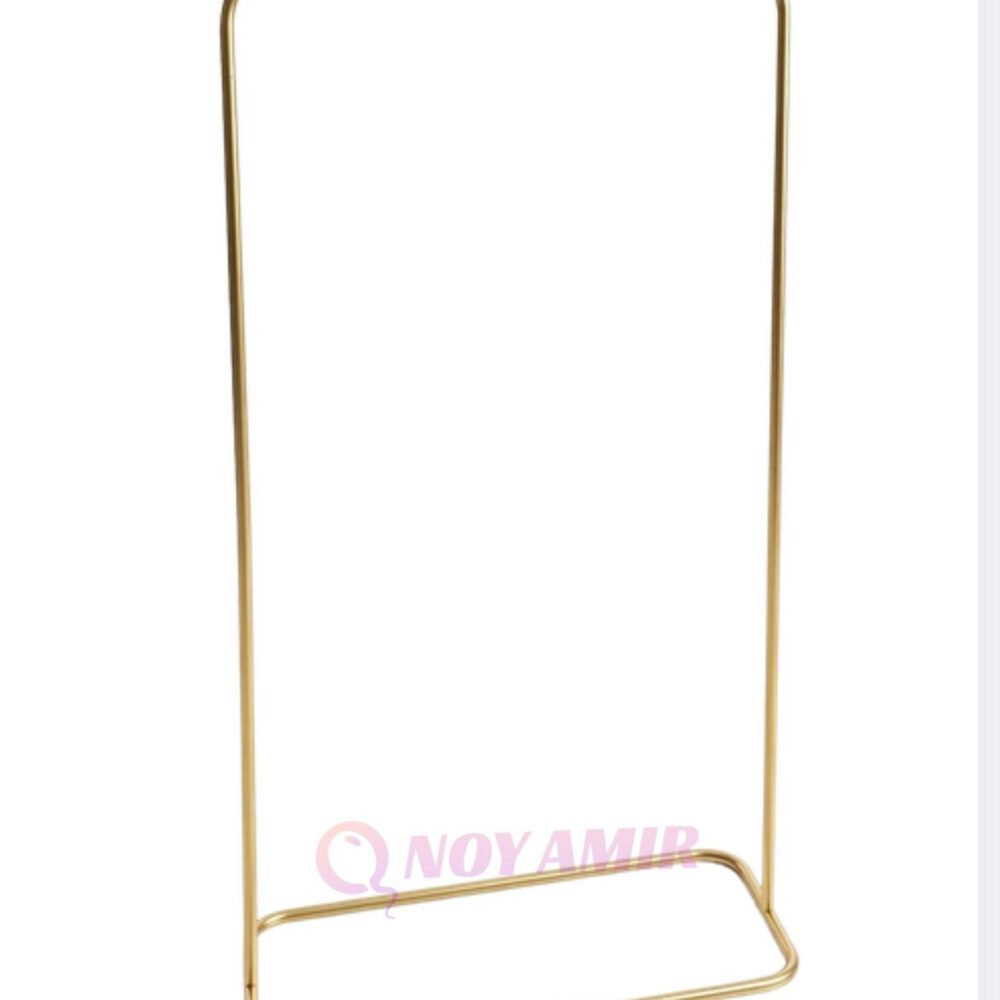 סטנד מתכת לתליית שילוט welcome זהב