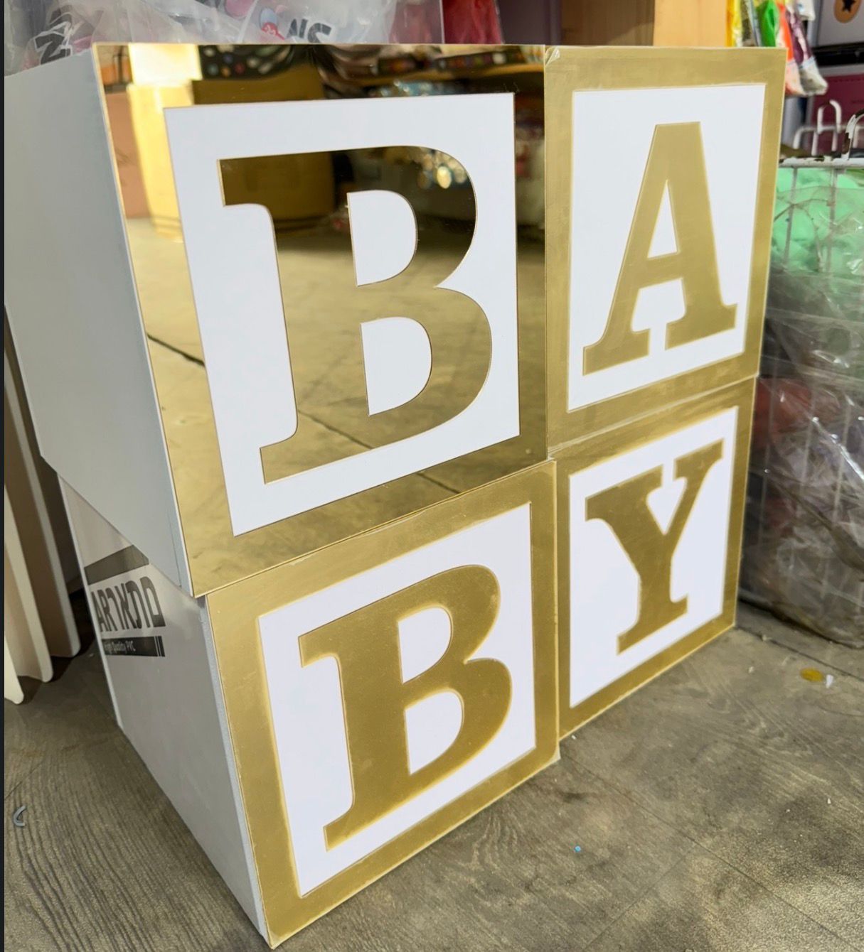 סט קוביות BABY PVC זהב – תמונה 2