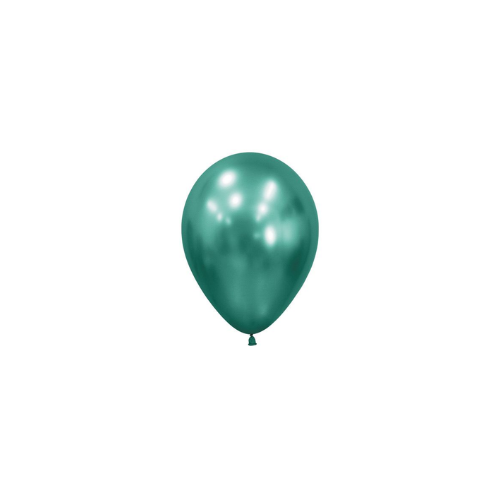 חבילת 50 בלוני גומי כרום רפלקס ירוק Sempertex R5 - Reflex - Aurora Green - 932