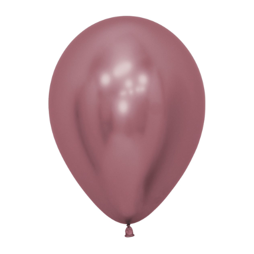 חבילת 50 בלוני גומי כרום רפלקס ורוד Sempertex R12 - Reflex - Pink - 909