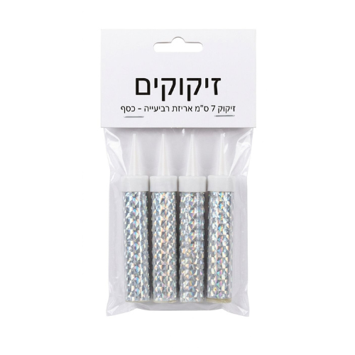 זיקוקים 7 ס״מ אריזת רביעייה כסף
