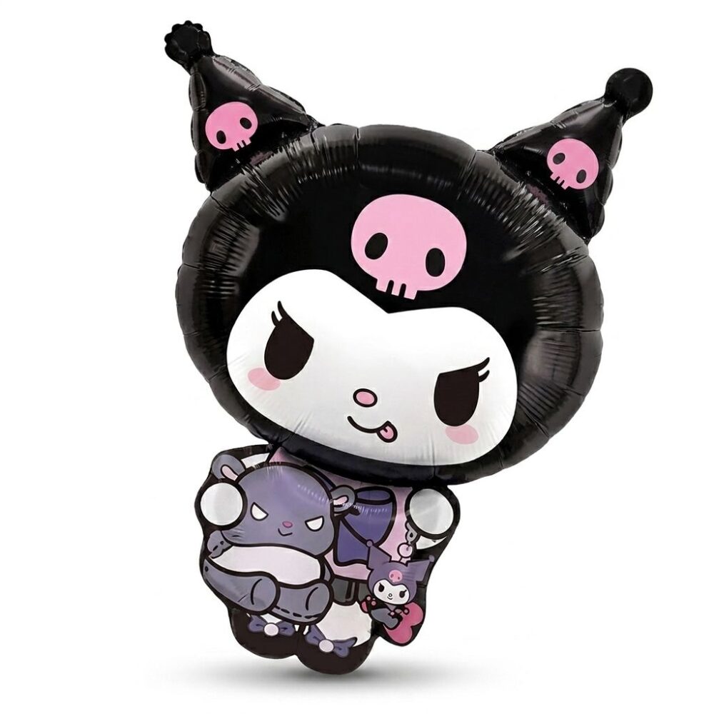 בלון מיילר גדול קורמי החתולה Kuromi קורמי שחור