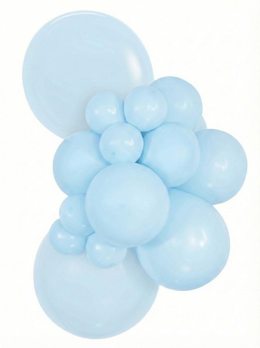 חבילת 100 בלוני גומי 12' פסטל תכלת מט Sempertex R12 - Pastel Matte Blue - 640 – תמונה 2