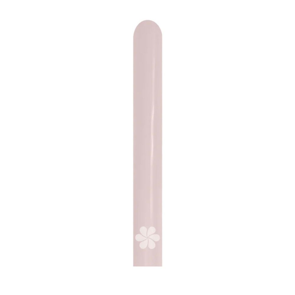 50 יח׳ בלוני גומי נקניק 260׳ דאסק רוז S260 Sempertex /110  Pastel Dusk Rose