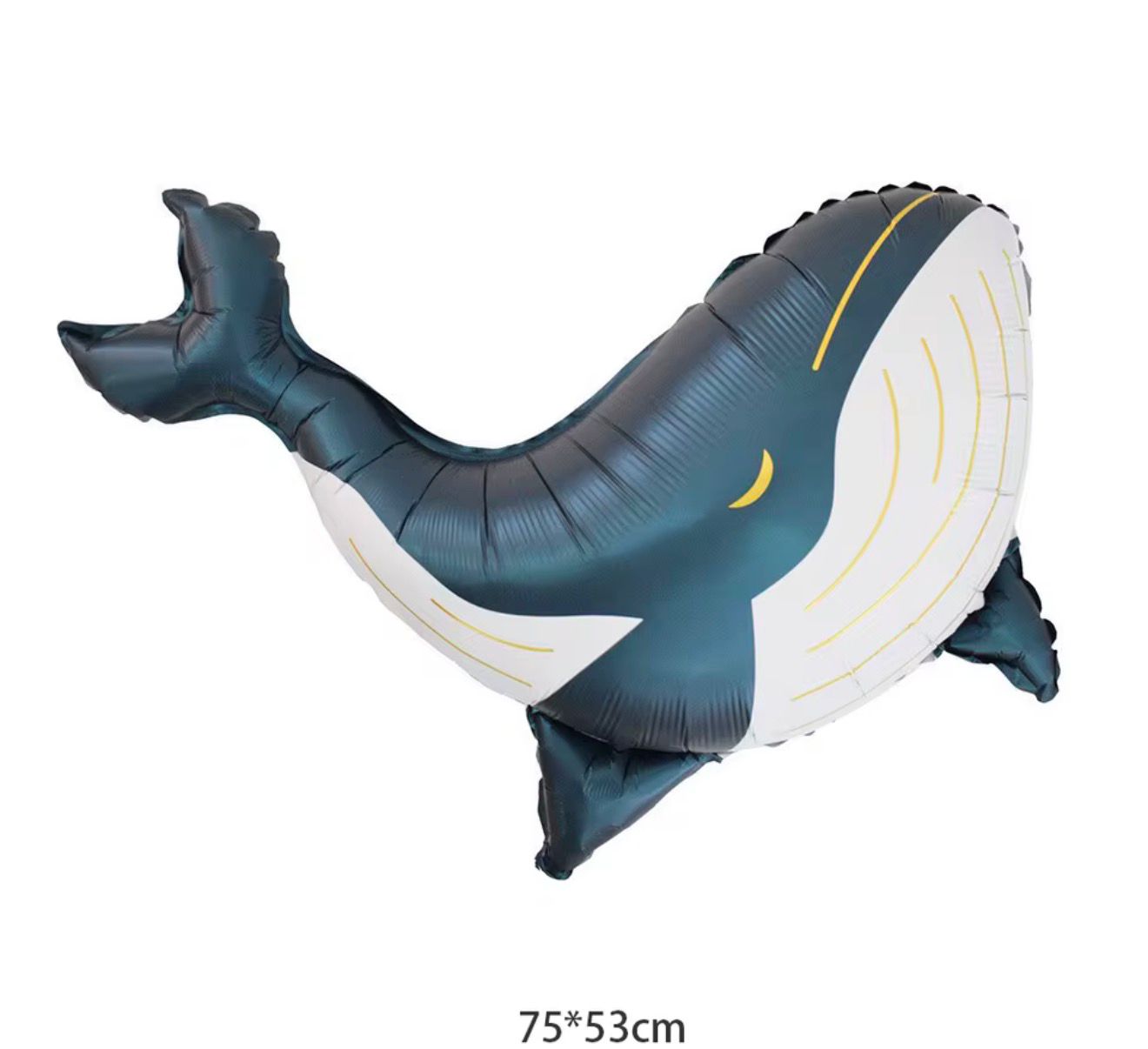בלון מיילר לוויתן כחול 75X53 ס״מ