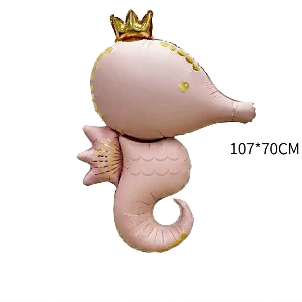 בלון מיילר סוסון ים ורוד 107X70 ס״מ