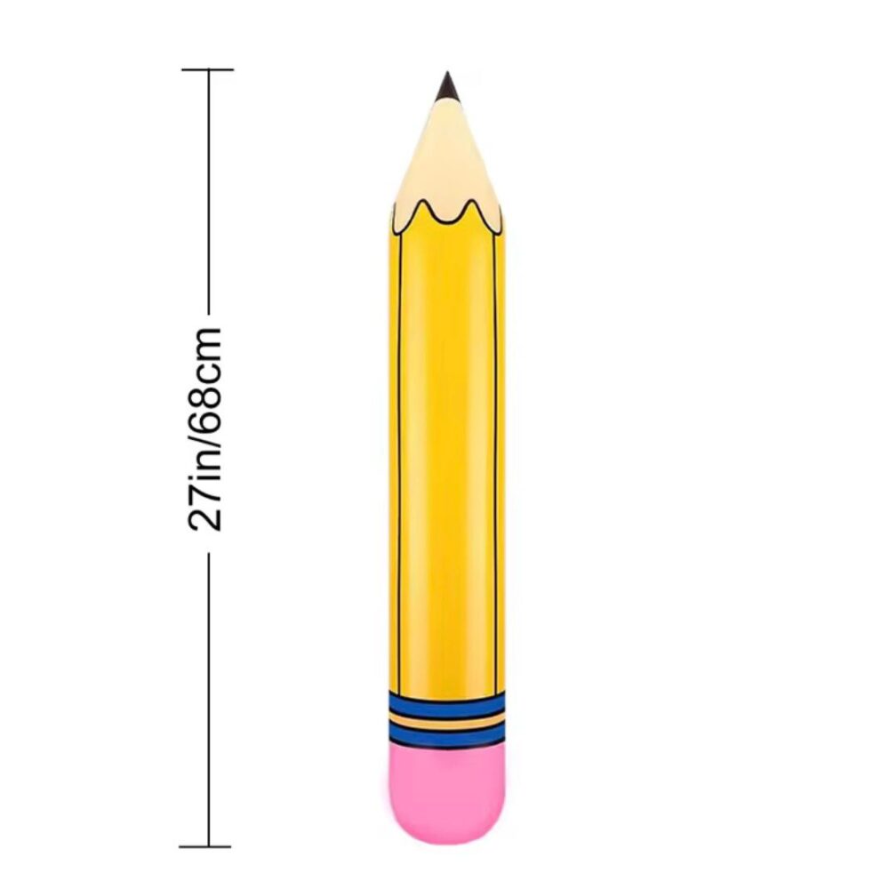 מתנפח עיפרון ענק חזרה לבית הספר גובה 68 ס״מ