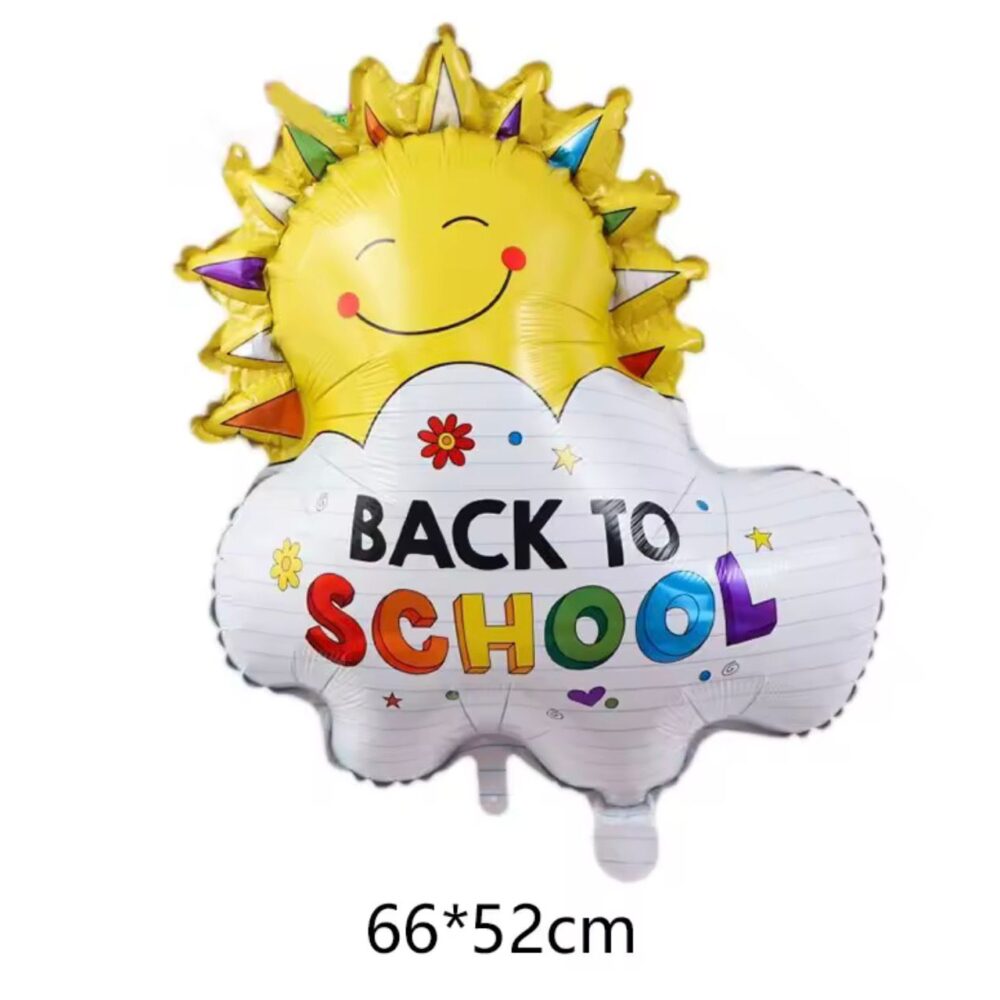 בלון מיילר Back to school שמש חזרה לבית הספר