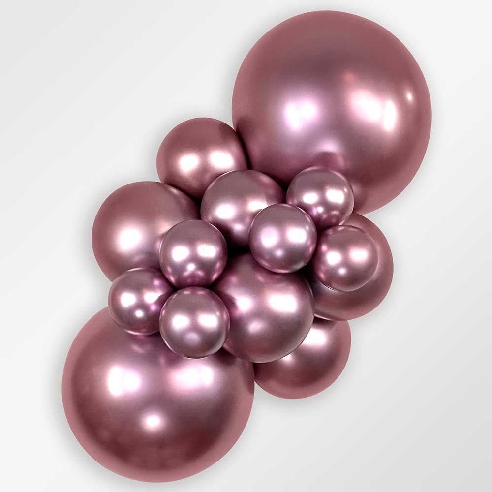 חבילת 25 יח בלוני גומי כרום רפלקס ורוד Sempertex R18 – Reflex – Pink – 909 – תמונה 2