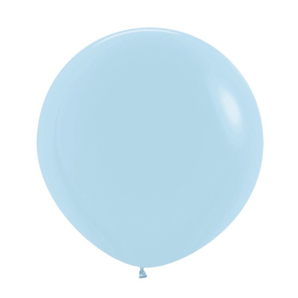 חבילת 25 יח בלוני גומי 18' פסטל תכלת מט Sempertex  R18 – Pastel Matte Blue – 640
