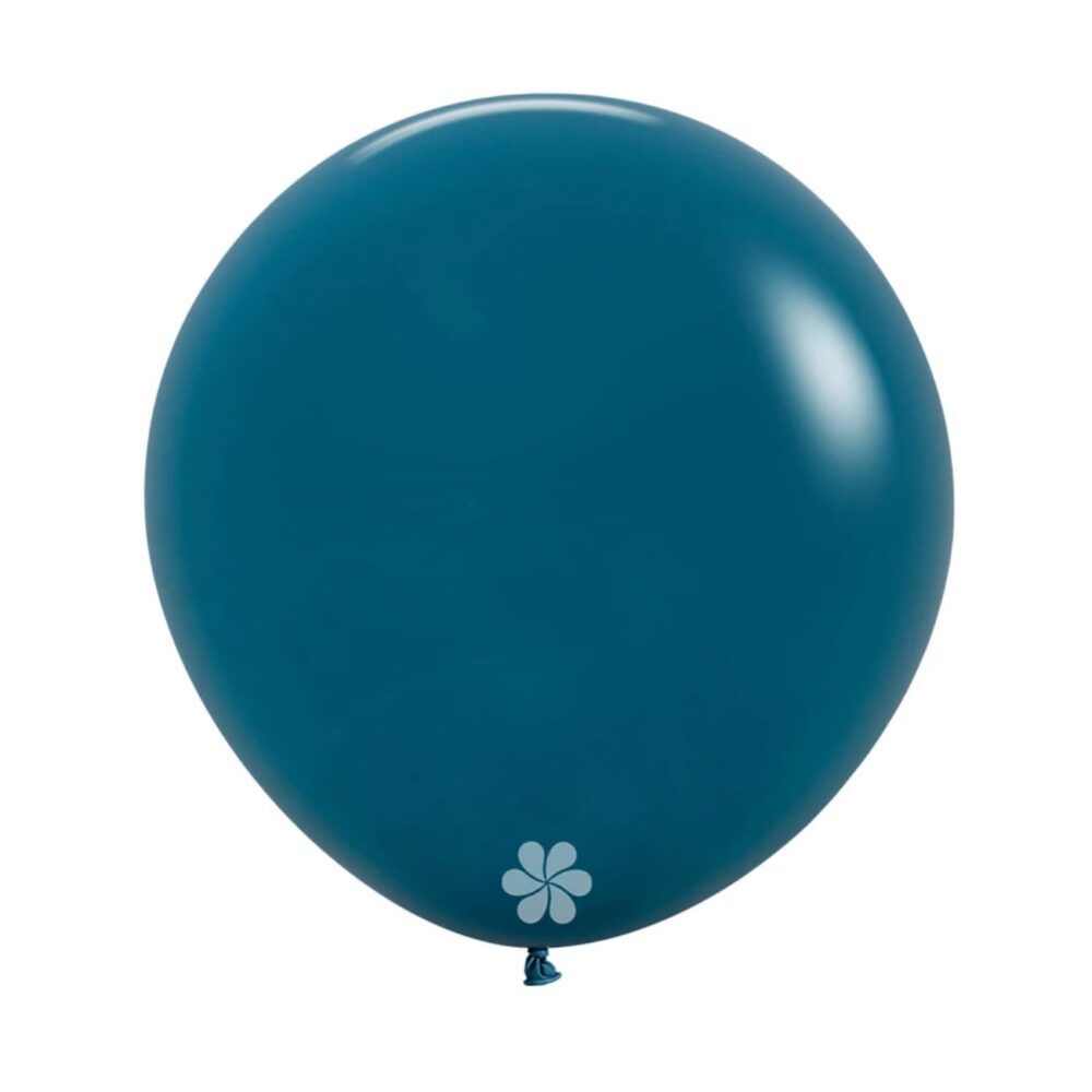 חבילת 25 יח בלוני גומי 18' פסטל דיפ טיל Sempertex R18 – Pastel Deep Teal – 035