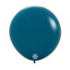 חבילת 25 יח בלוני גומי 18' פסטל דיפ טיל Sempertex R18 – Pastel Deep Teal – 035