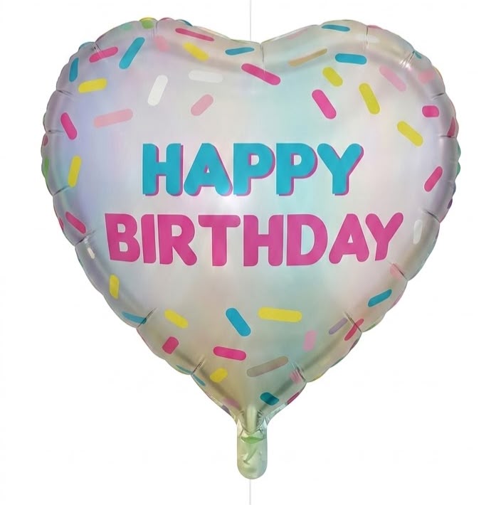 בלון מיילר מודפס Happy Birthday גדול 26 אינץ