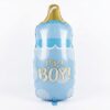 בלון מיילר בצורת בקבוק תינוק תכלת ומוזהב – It's a Boy!