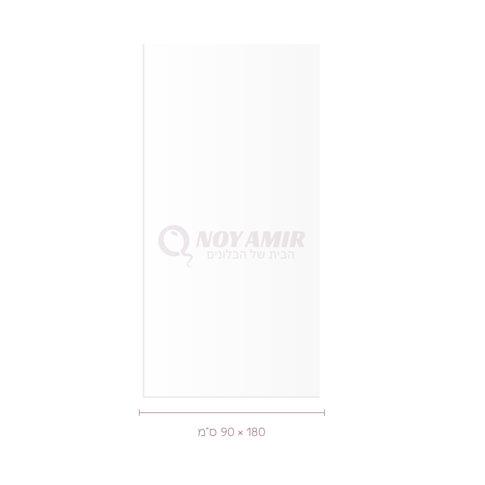 קיר קאפה מלבן חלק 1.80X90 מטר