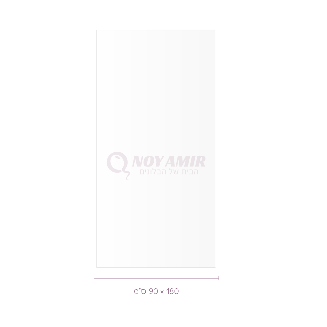 קיר קאפה מלבן חלק 1.80X90 מטר