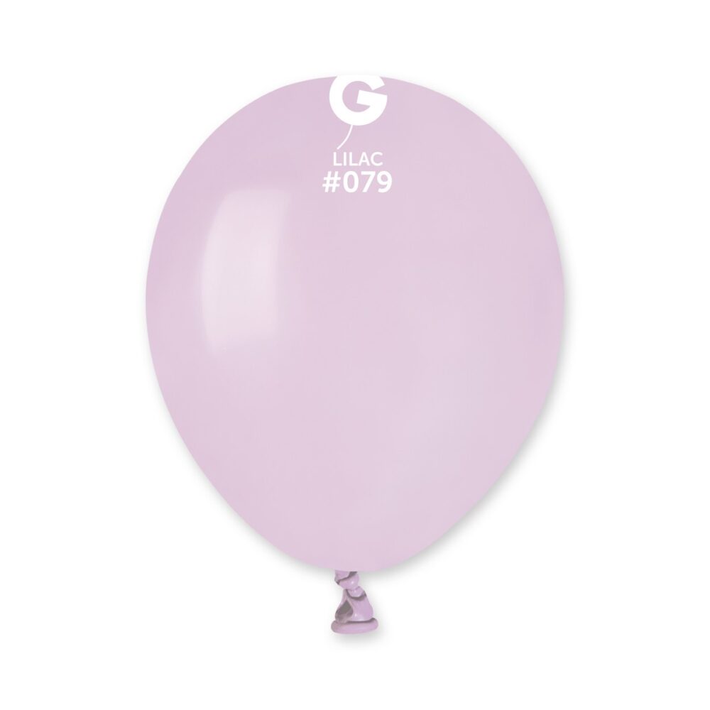 חבילת בלוני גומי איטלקי לילך (Lilac #079) 5 אינץ' – 100 יח'
