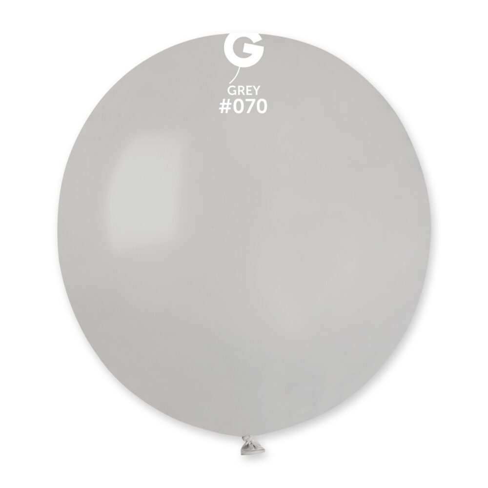 חבילת בלוני גומי אפור (Grey #070) 25 יח' 19 אינץ