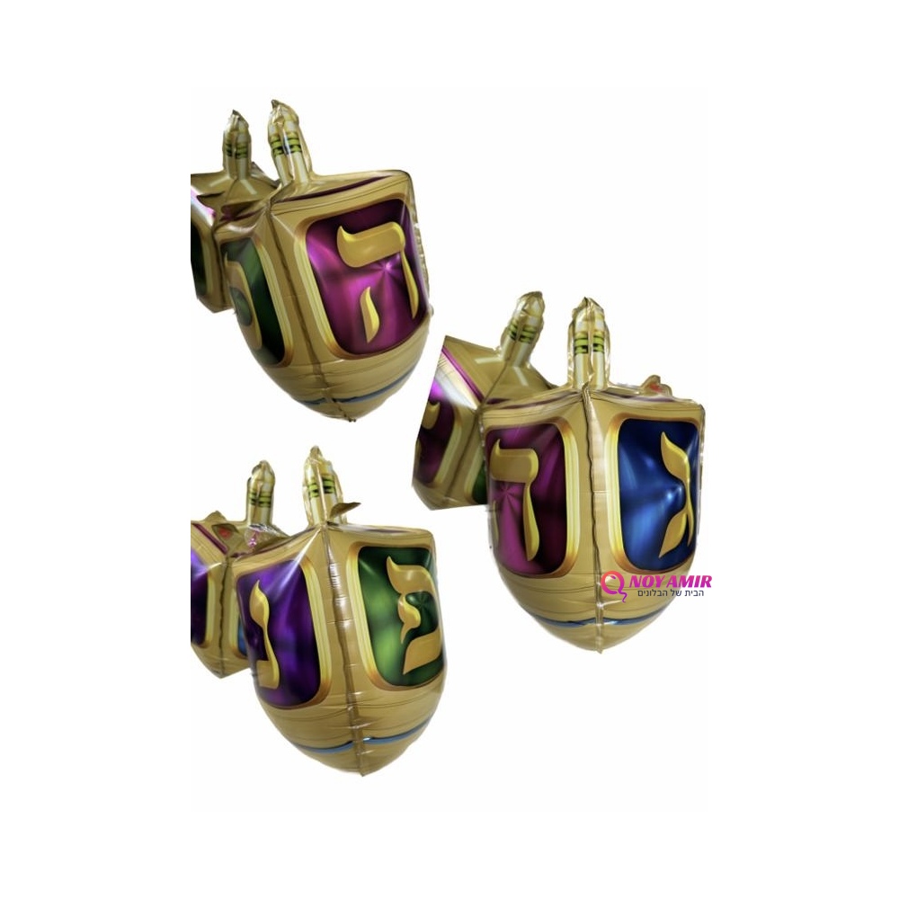מיילר 18 אינצ׳ תלת מימד בצורת סביבון חנוכה