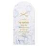 קאפה מודפסת לחלאקה - קשת תכלת ומספריים בזהב ושם אישי - 180×90 ס״מ