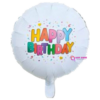 בלון מיילר Happy Birthday צבעוני 18 אינץ'